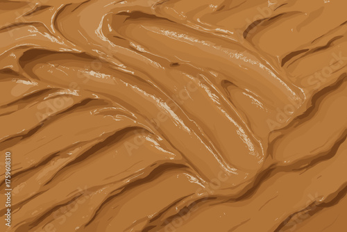 Reflections tones surface illustration blending vector earthy textured glossy wet clay