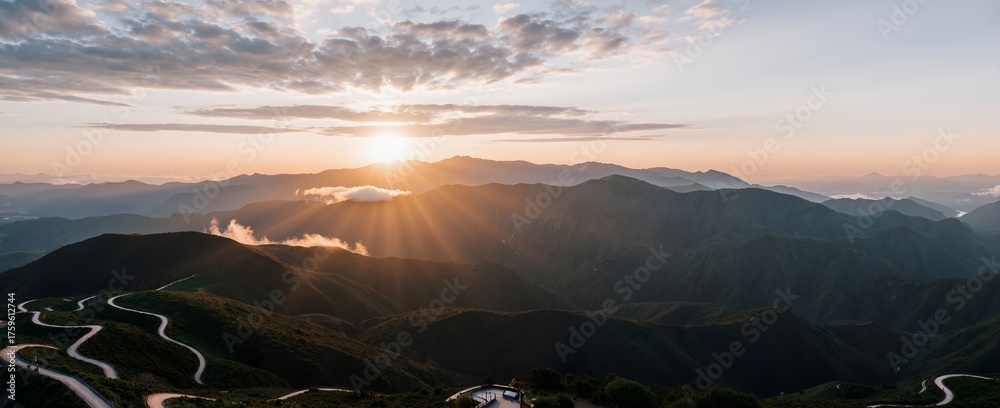 custom made wallpaper toronto digitalsunset in the mountains