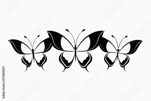 Green leaves vector abstract floral design illustration