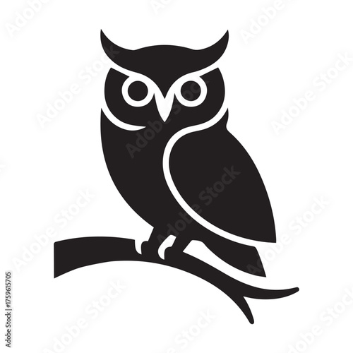 owl sitting on a branch