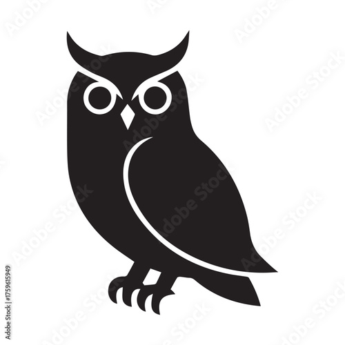 vector illustration of a owl