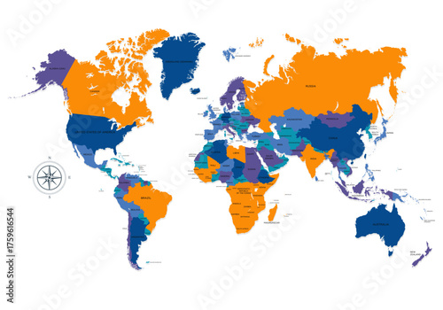 Adobe Illustrator America Mapu Graphic Templates 2025 - 2026