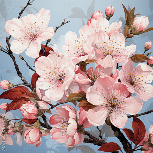 Cherry blossom painting Art