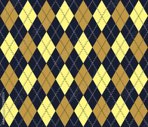 Double-line argyle pattern 
Patrón argyle doble línea