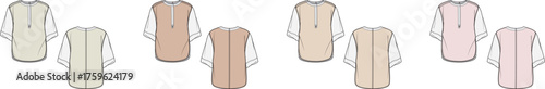 Vest Top Illustration Collection Fashionable and Versatile Apparel Designs