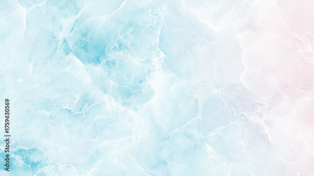 Obraz premium colorfull blue ink marble texture background