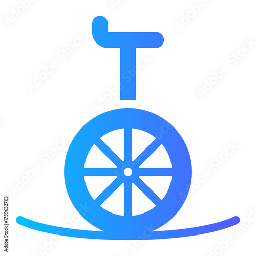 monocycle gradient icon