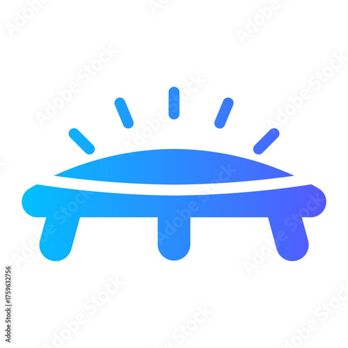 trampoline gradient icon
