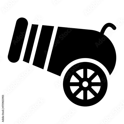 cannon glyph icon