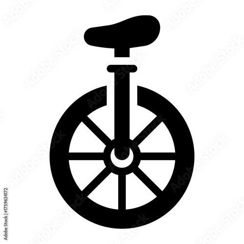unycicle glyph icon