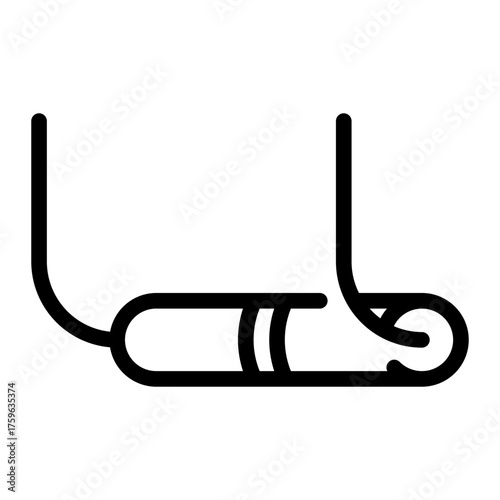 trapeze line icon