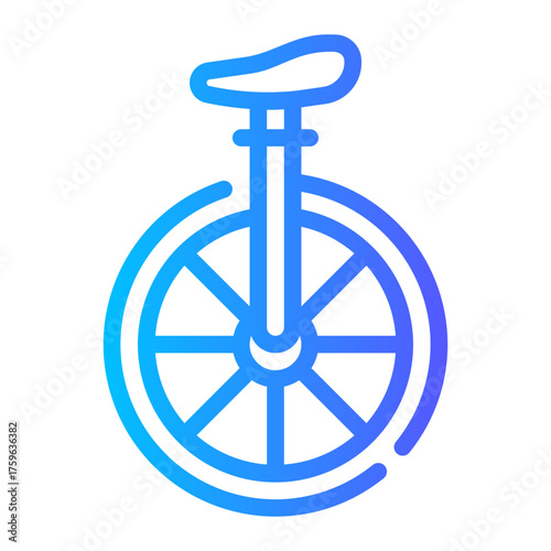 unycicle gradient icon
