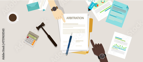 Arbitration Law: Legal Dispute Resolution Concept