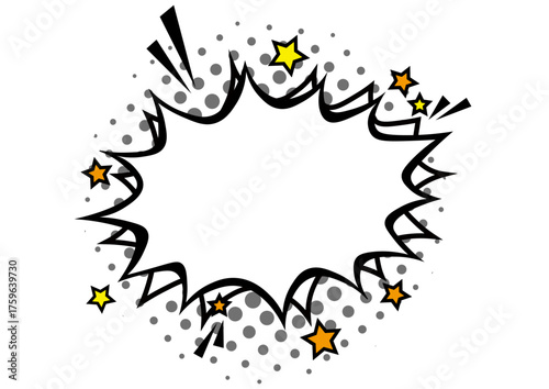 アメコミ風の吹き出し2