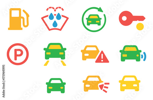 Car Dashboard Icons
