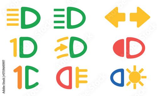 Colorful Dashboard Icons