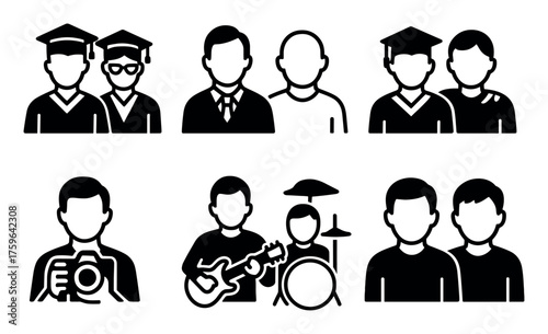 Graduation Party Icons