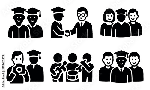 Graduation Icon Set