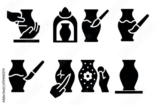 Pottery Process Icons