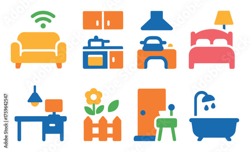 Smart Home Icon Set