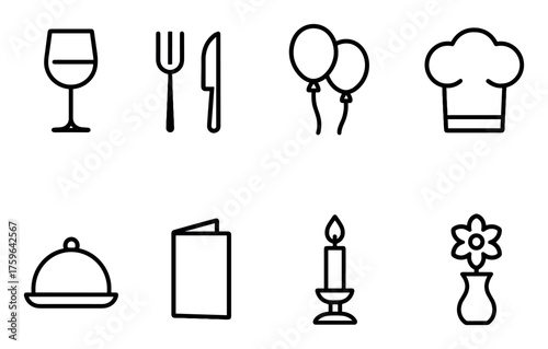 Buffet Icon Set