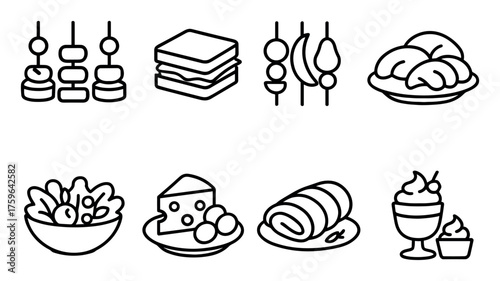 Buffet Icons Display