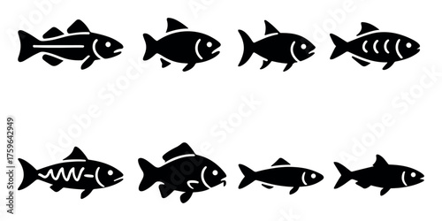 Fish Icon Grid