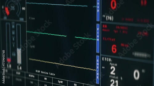 Lungs monitoring device calling the doctors to the emergency ward. Lungs analysis device signals for emergency. Emergency device identifying the rapid deterioration of the patients lungs health.