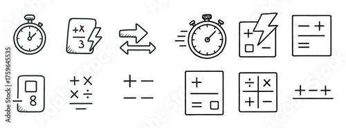 Mental Math Icons