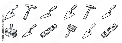 Masonry Tool Icons