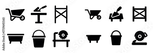 Masonry Tools Icons