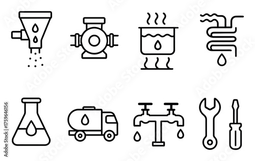 Desalination Icons Collection