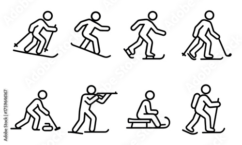 Winter Sports Icons