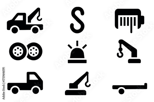 Tow Truck Icons