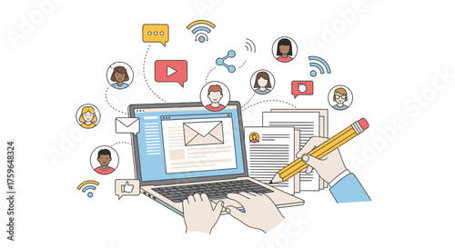 Engage audiences with modern communication channels, share content and build relationships with a collaborative, connected online community network