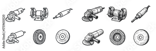 Grinder Tools Icons