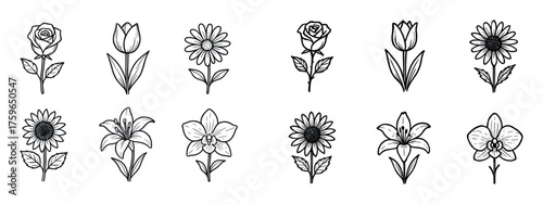 Nature's Bloom Icons