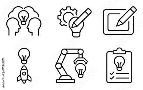 Minimalist Idea Icons