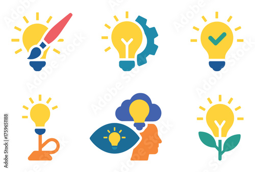 Innovative Idea Icons
