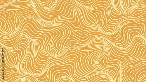 Seamless abstract pattern organic wavy flowing lines inspired by topographic map contours background 