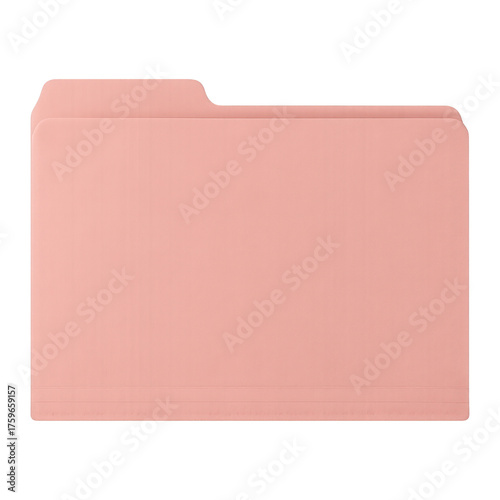 PNG Minimalist pink file folder