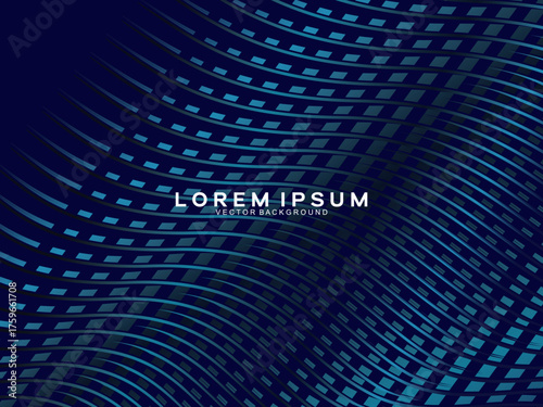 Premium background design with dark blue luxury motif. Vector horizontal template, for digital lux business banners, contemporary formal invitations, luxury vouchers, gift certificates, etc.	
