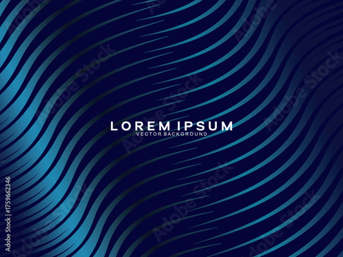 Premium background design with dark blue luxury motif. Vector horizontal template, for digital lux business banners, contemporary formal invitations, luxury vouchers, gift certificates, etc.	
