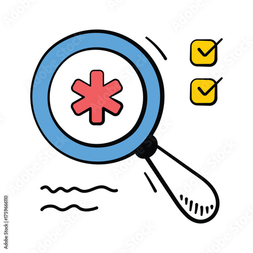 Creatively designed amazing icon of medical research, ready for premium use