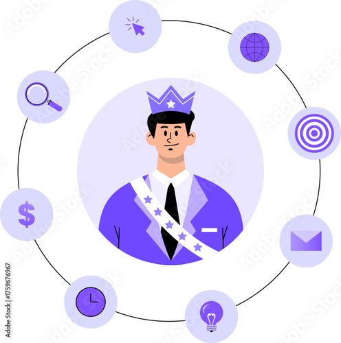 King of Marketing Illustration