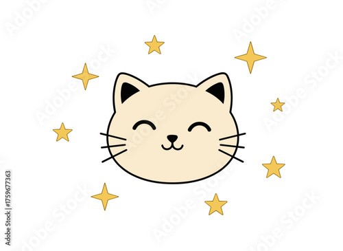 Classic Asian cuisine featuring steamed dumplings, Chinese dim sum, and a kawaii cat character