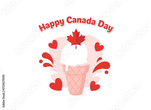 Celebrate Canada Day with maple‑infused ice cream at a holiday party, honoring both Canada Day and Dominion Day