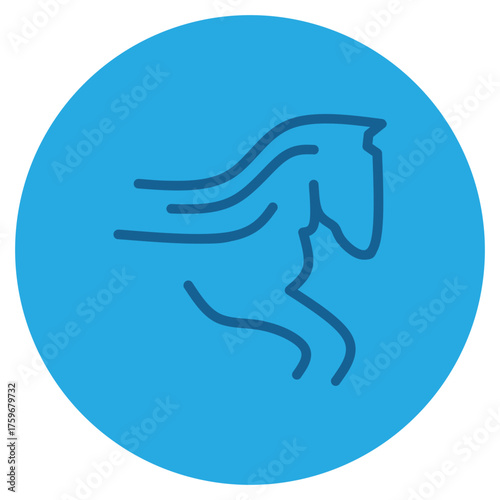 Running icon illustration