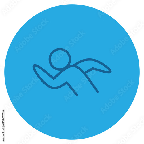 Running icon illustration