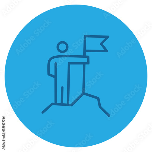 Running icon illustration